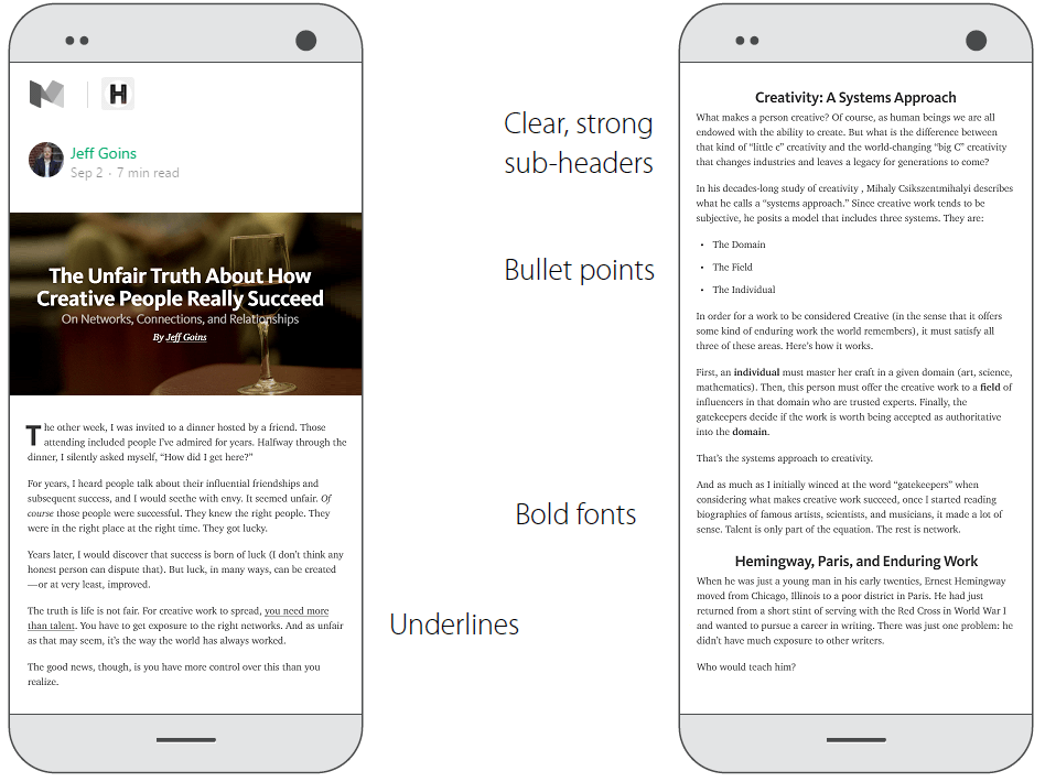 best-mobile-content-layouts